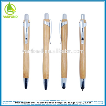 Stylo à bille haute qualité promotion Eco friendly bambou et stylet mis